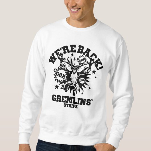 Gremlins | Streifen Wir sind zurück Sweatshirt (Vorderseite)