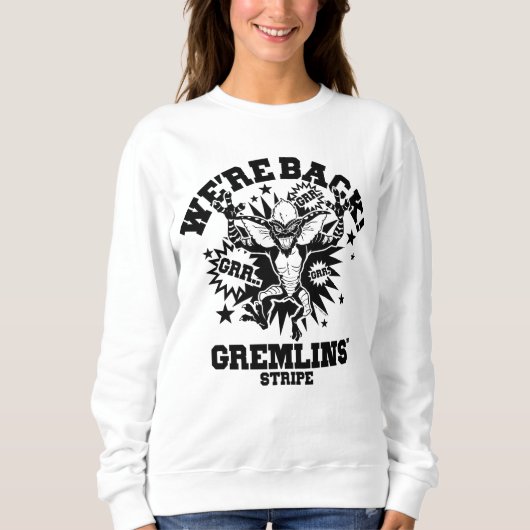 Gremlins | Streifen Wir sind zurück Sweatshirt (Vorderseite)