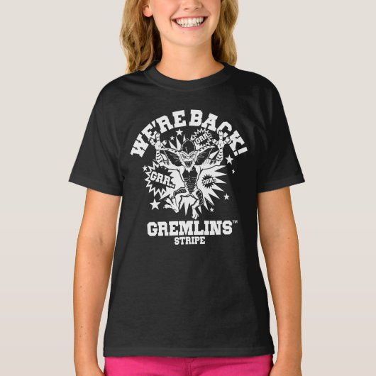 Gremlins | Streifen Wir sind zurück T-Shirt (Vorderseite)