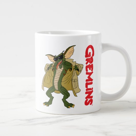 Gremlins | Strip Trench Coat Flash Jumbo-Tasse (Rechts)