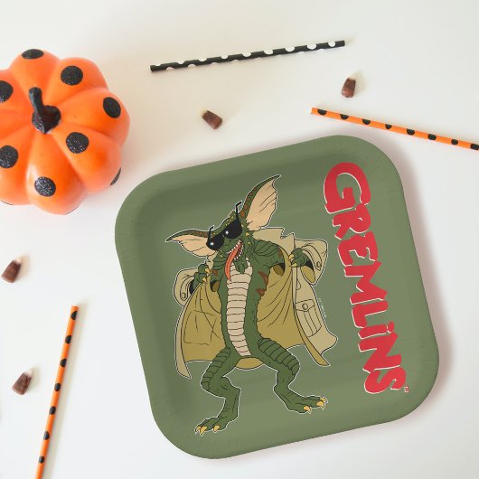 Gremlins | Strip Trench Coat Flash Pappteller