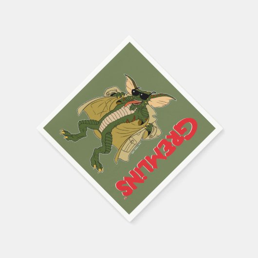 Gremlins | Strip Trench Coat Flash Serviette (Ecke)