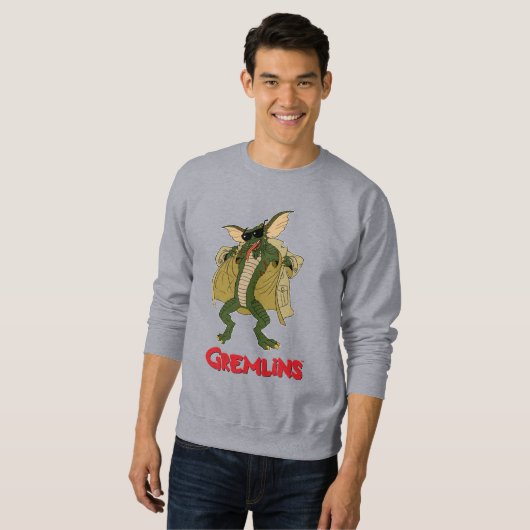 Gremlins | Strip Trench Coat Flash Sweatshirt (Vorne ganz)