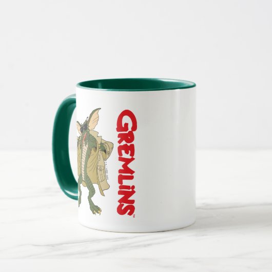 Gremlins | Strip Trench Coat Flash Tasse (Vorderseite Links)