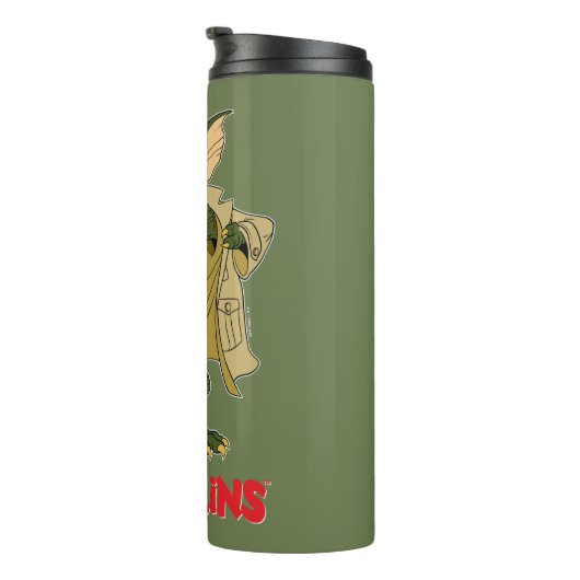 Gremlins | Strip Trench Coat Flash Thermosbecher (Nach rechts gedreht)