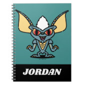 Gremlins | Stripe Cute Comic | Add Your Name Notizblock (Vorderseite)