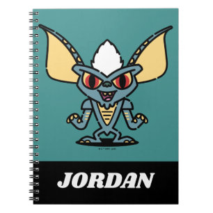 Gremlins Stripe Cute Comic Add Your Name Notizblock