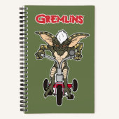 Gremlins | Stripe Riding Tricycle Notizblock (Vorderseite)