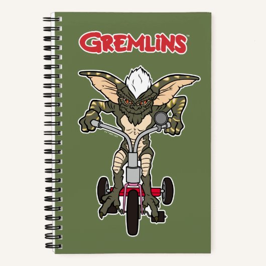 Gremlins | Stripe Riding Tricycle Notizblock (Vorderseite)
