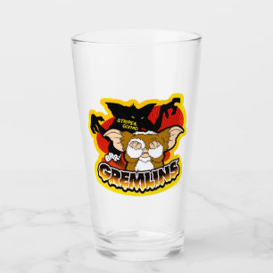 Gremlins Stripe Scaring Gizmo Glas