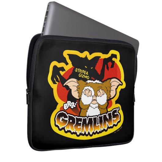 Gremlins | Stripe Scaring Gizmo Laptopschutzhülle (Vorne Rechts)