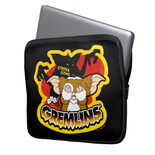 Gremlins | Stripe Scaring Gizmo Laptopschutzhülle (Vorderseite Links)