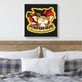 Gremlins | Stripe Scaring Gizmo Leinwanddruck (Insitu (Schlafzimmer))