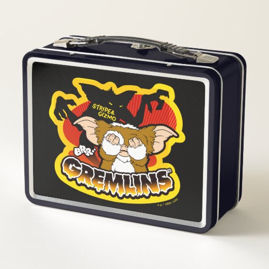 Gremlins | Stripe Scaring Gizmo Metall Brotdose (Rückseite)