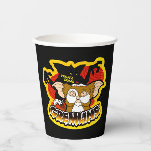 Gremlins Stripe Scaring Gizmo Pappbecher