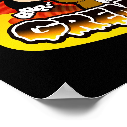 Gremlins | Stripe Scaring Gizmo Poster (Ecke)