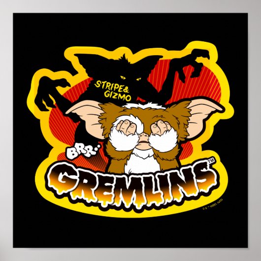 Gremlins | Stripe Scaring Gizmo Poster (Vorne)