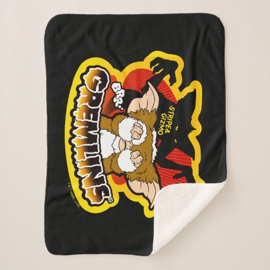 Gremlins | Stripe Scaring Gizmo Sherpadecke (Vorderseite)