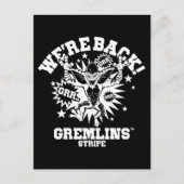 Gremlins | Stripe We're Back Postkarte (Vorderseite)