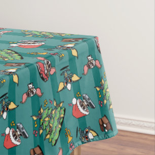 Gremlins   Süßes Comic-Weihnachtsmuster Tischdecke