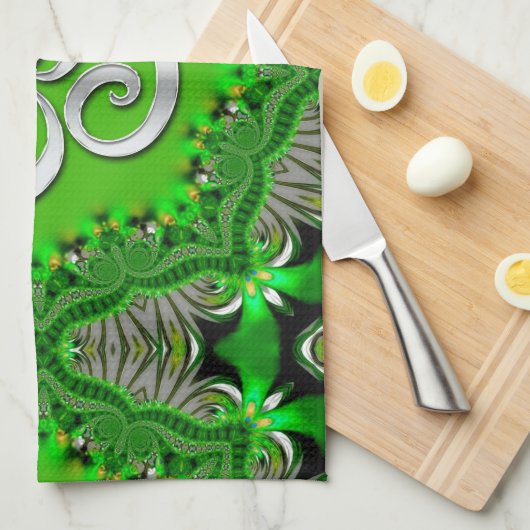 Gren +Silver OM Kitchen Tee Tuch (Viertel Falte)