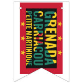 Grenada 2024 GRENADIAN 50. Unabhängigkeit Wimpelkette (Erste Fahne)