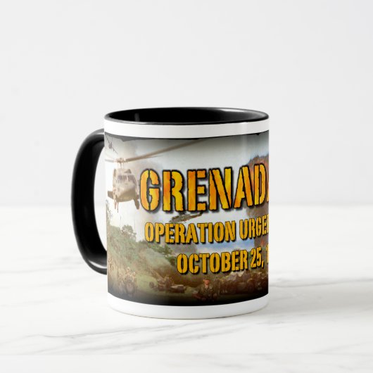 Grenada '83 OUF Tasse (Vorderseite Links)