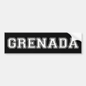 Grenada Autoaufkleber (Vorne)