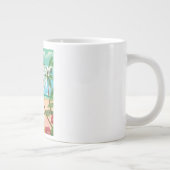 Grenada Bathway Beach Travel Poster Jumbo-Tasse (Rechts)