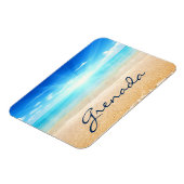 Grenada Beach Sunrise Magnet (Linke Seite)