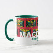 Grenada Carriacou Flag Christliches Angebot Tasse (Links)