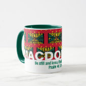 Grenada Carriacou Flag Christliches Angebot Tasse (Vorderseite Links)