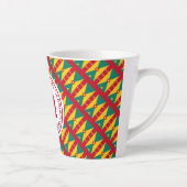 GRENADA CARRIACOU FLAG Patriotic Customizable Milchtasse (Rechts)