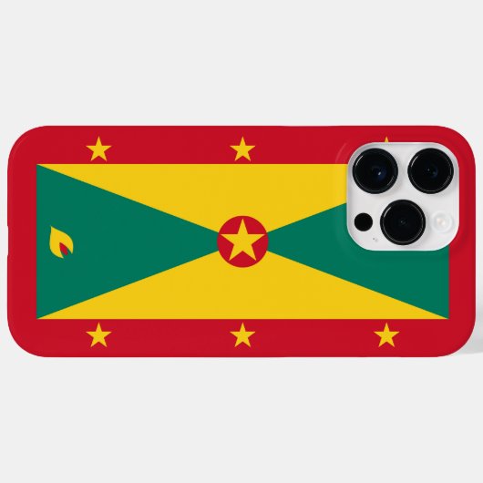 Grenada Case-Mate iPhone Hülle (Rückseite (Horizontal))