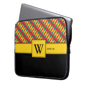 GRENADA Custom Monogram Christlich Laptop Laptopschutzhülle (Vorderseite Links)