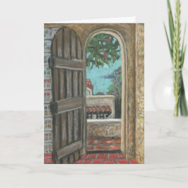 Grenada Doorway Holiday Card Karte