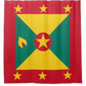 Grenada Duschvorhang (Vorderseite)