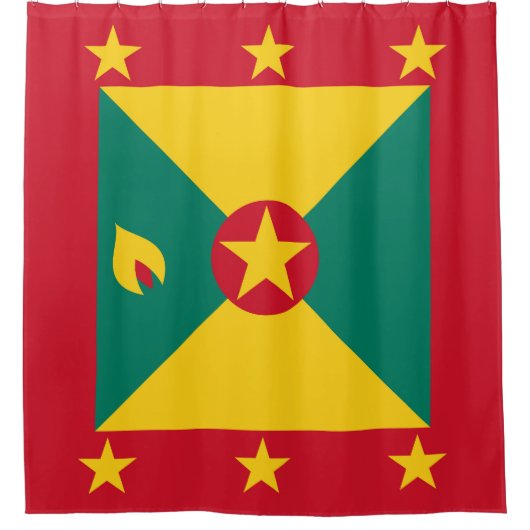 Grenada Duschvorhang (Vorderseite)