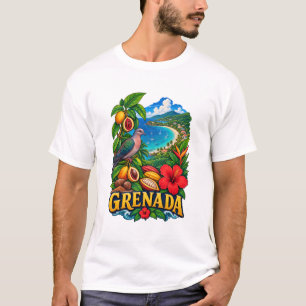 Grenada-Erbe-Karibik-T-Shirt T-Shirt