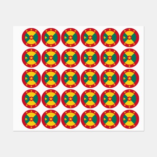 Grenada Etiketten (Blatt)