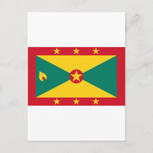 Grenada Flag GD Postkarte (Vorderseite)