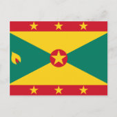 Grenada Flag GD Postkarte (Vorderseite)