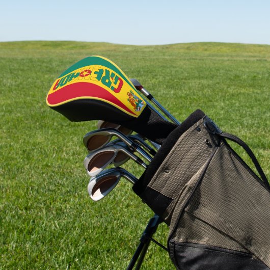 Grenada Flag Gorgetic Patriotic Golf Headcover (In SItu)