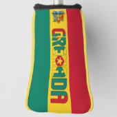Grenada Flag Gorgetic Patriotic Golf Headcover (Rotieren 90)