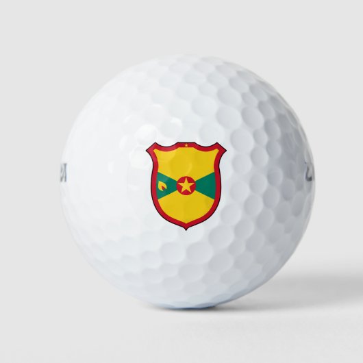 Grenada Flag Grand Patriotic Golfball (Vorderseite)