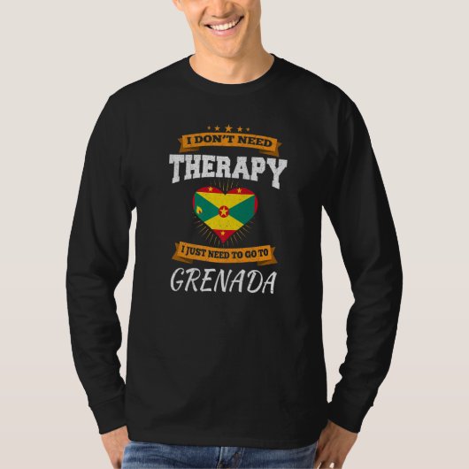 Grenada Flag I Vacation Grenada T-Shirt (Vorderseite)