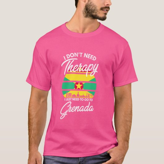 Grenada Flag I Vacation Grenada T-Shirt (Vorderseite)