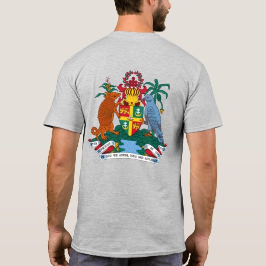 Grenada Flag Independence Celebration T-Shirt (Rückseite)
