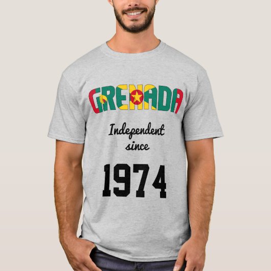 Grenada Flag Independence Celebration T-Shirt (Vorderseite)