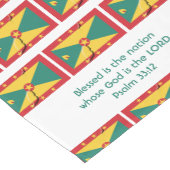 GRENADA-Flag-Karte Benutzerdefiniertes Skript Kurzer Tischläufer (Ecke)